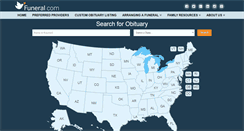 Desktop Screenshot of funeral.com